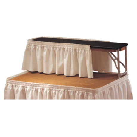 Forbes Industries LM1272B-SB 200 Series Buffet Table Riser Rectangular 12" X 72" X 15"H