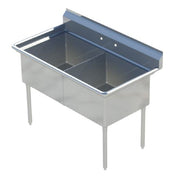 Sapphire Manufacturing SMS1416-2 Sink 2-compartment 33"W X 21-1/2"D X 44-1/4"H Overall Size