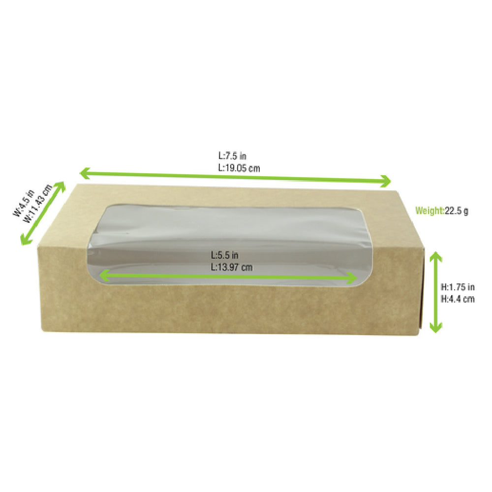 PacknWood 210TOASTK - Take Out Box, 24 Oz., 7.5" X 4.5" X 1.75"H