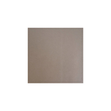 Risch COASTER-IRI 4X4 - Iridescent Shimmer Faux-leather Coaster (specify Color), Square