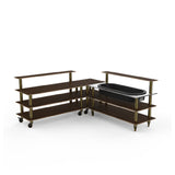 Steelite MGCMLB01WBXW Mogogo Buffet Solutions Modular Cooling Corner Station 3-tier