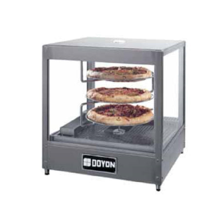 Doyon DRPR3 Food Warmer/Display Case Countertop With Revolving Three Tier Interior Rack