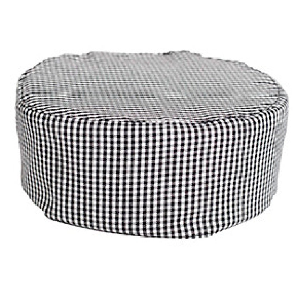KNG 1168BKWC Kng Pill Box Chef Hat Checkered