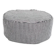KNG 1168BKWC Kng Pill Box Chef Hat Checkered