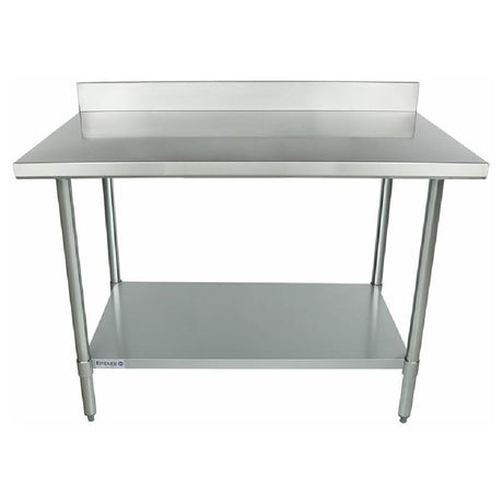 Empura Stainless WT4B3048 Empura STANDARD DUTY Work Table 30" X 48" 4 Inch Backsplash