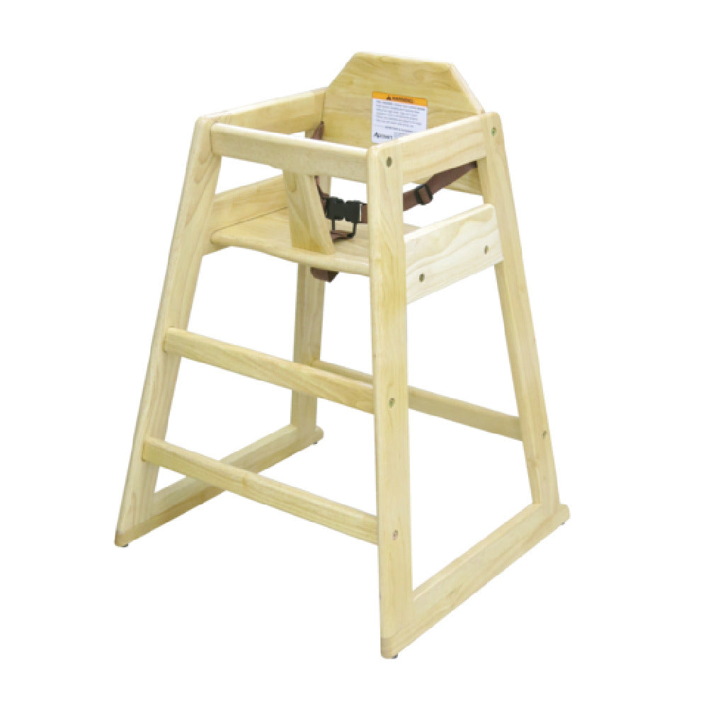 Admiral Craft HCW-1KD High Chair Stackable Reinforced Joints