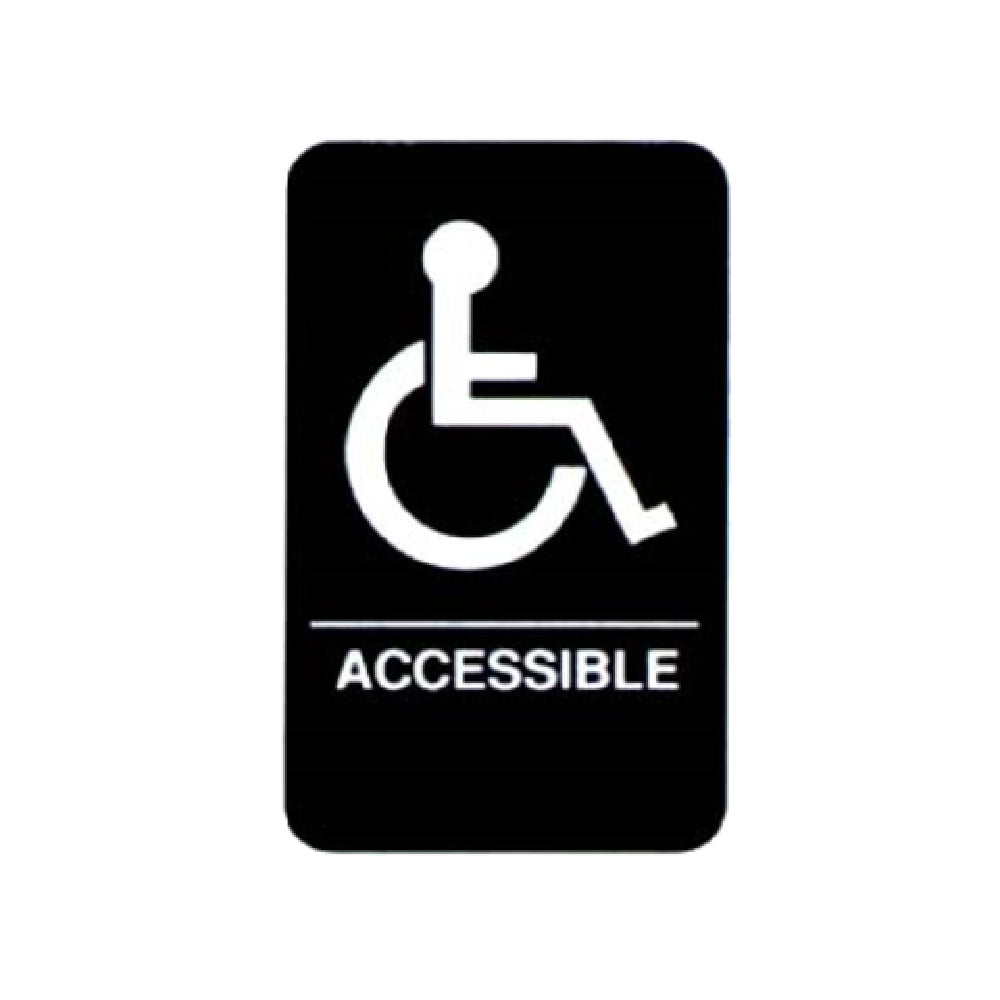 Vollrath 5632 Accessible Sign Braille 6" X 9"