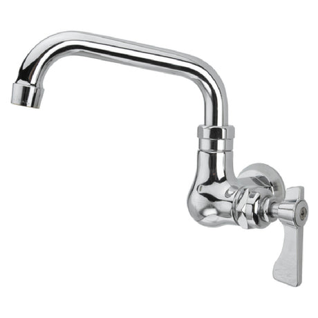 Krowne 16-170L Krowne Royal Series Single Wall Mount Faucet 6" Swing Spout 1/2" NPS Male Inlets