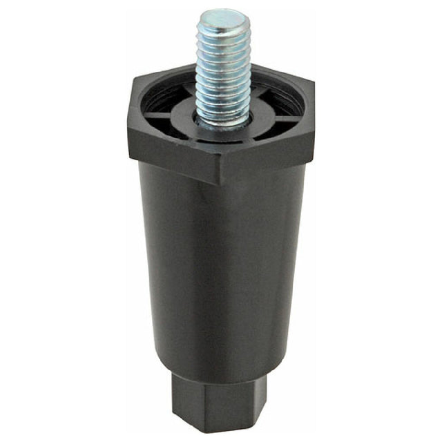 Private Label 1191011 Leg 3/8 16 2 1/2"h Plst Blk