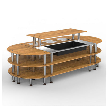 Steelite MGCMLD19BSXF - Market Stand, Modular, Mogogo