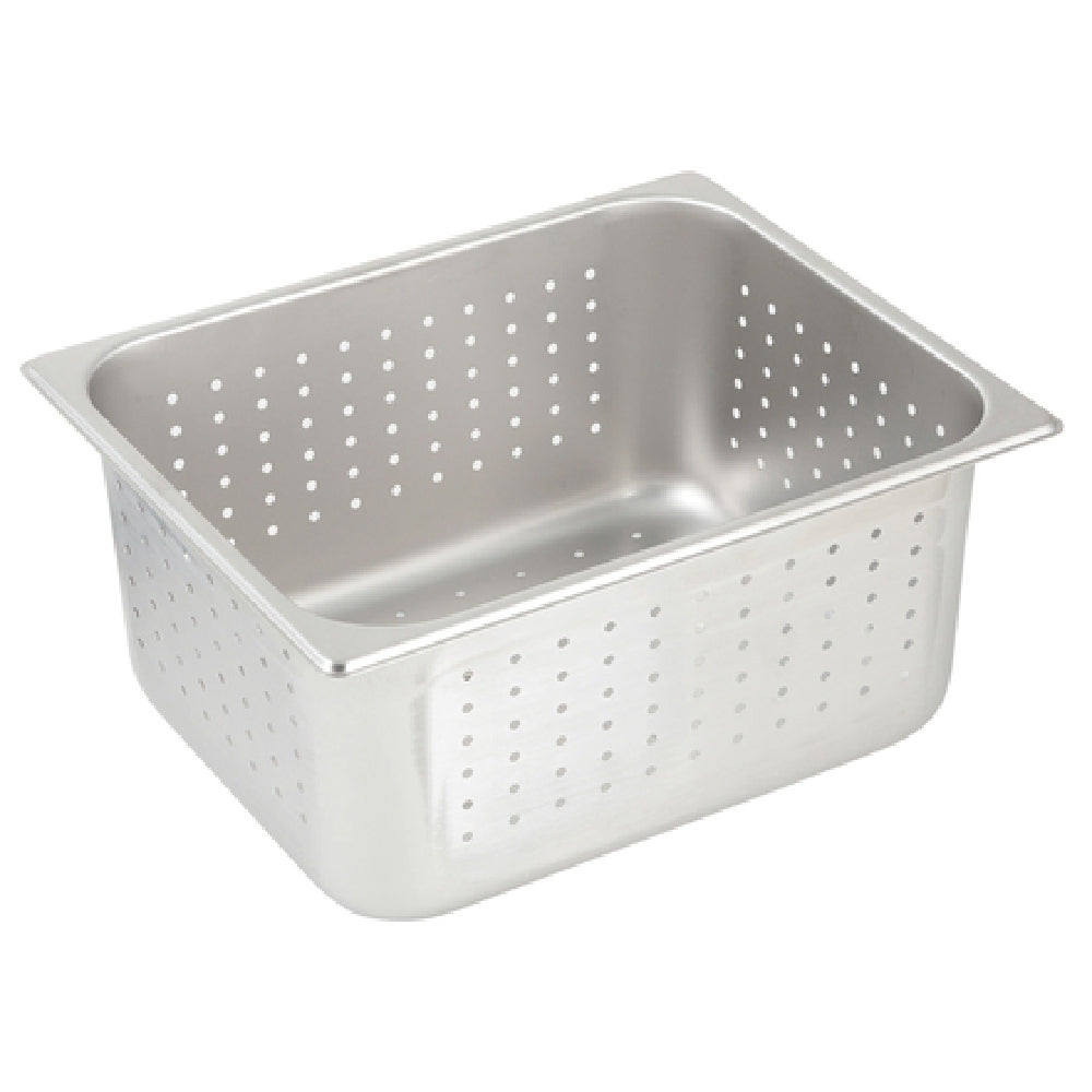 Winco SPJH-206PF Steam Table Pan 1/2 Size 12-4/5" X 10-2/5" X 6" Deep