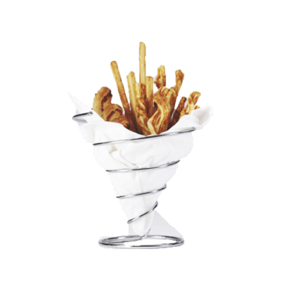 GET Enterprises 4-88807 Clipper Mill Fry Cone Basket 7" Dia. X 7"H Stainless Steel