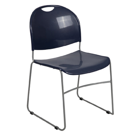 Flash Furniture RUT-188-NY-GG Hercules Series Ultra Compact Stacking Chair 880 Lb. Weight Capacity