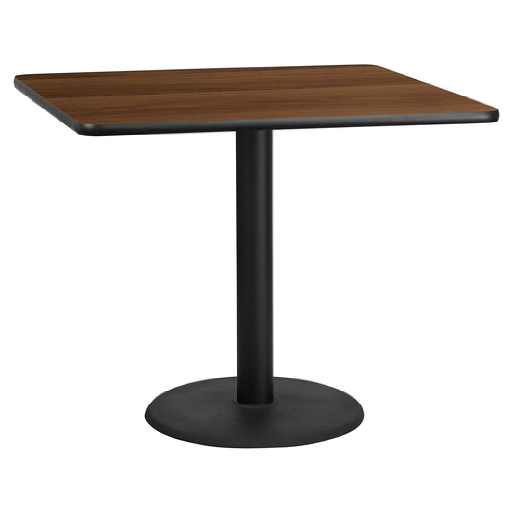 Flash Furniture XU-WALTB-4242-TR24-GG Table 42"W X 42"D X 31-1/8"H Dining Height