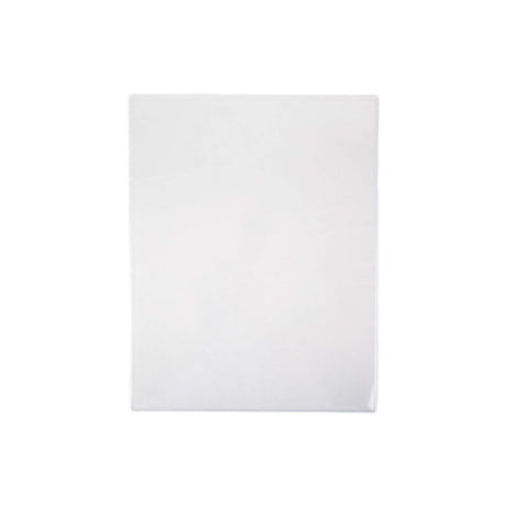 Risch 100 8.5X11 12GA Clear Vinyl Menu Cover 8-1/2" X 11" 12 Gauge Single Pocket Holds 2 Sheets Of Paper