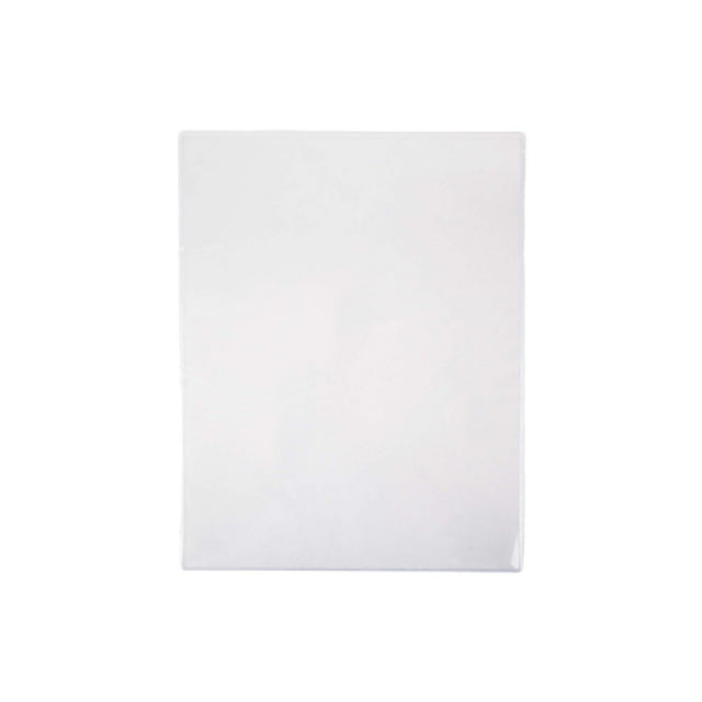 Risch 100 8.5X11 12GA Clear Vinyl Menu Cover 8-1/2" X 11" 12 Gauge Single Pocket Holds 2 Sheets Of Paper