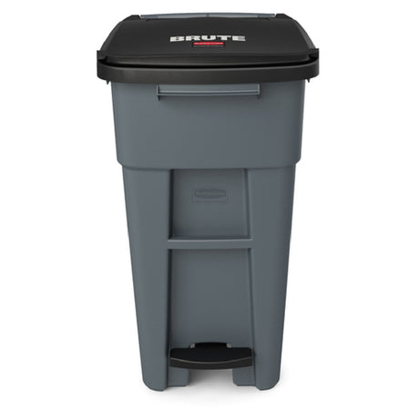 Rubbermaid 1971944 - BRUTE® Step-On Rollout Container, 32 Gallon Capacity, With Hinged Lid