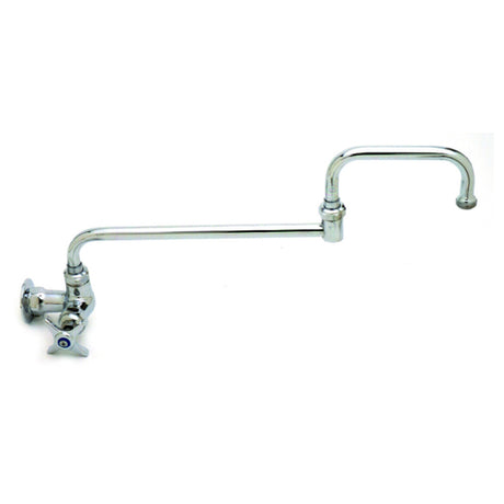 T&S Brass B-0261 Sink Faucet Single 15" Long Extended Double Joint Swing Nozzle