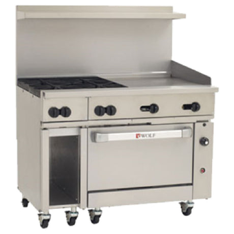 Wolf C48C-4B24GT_LP Challenger XL™ Restaurant Range Gas 48"