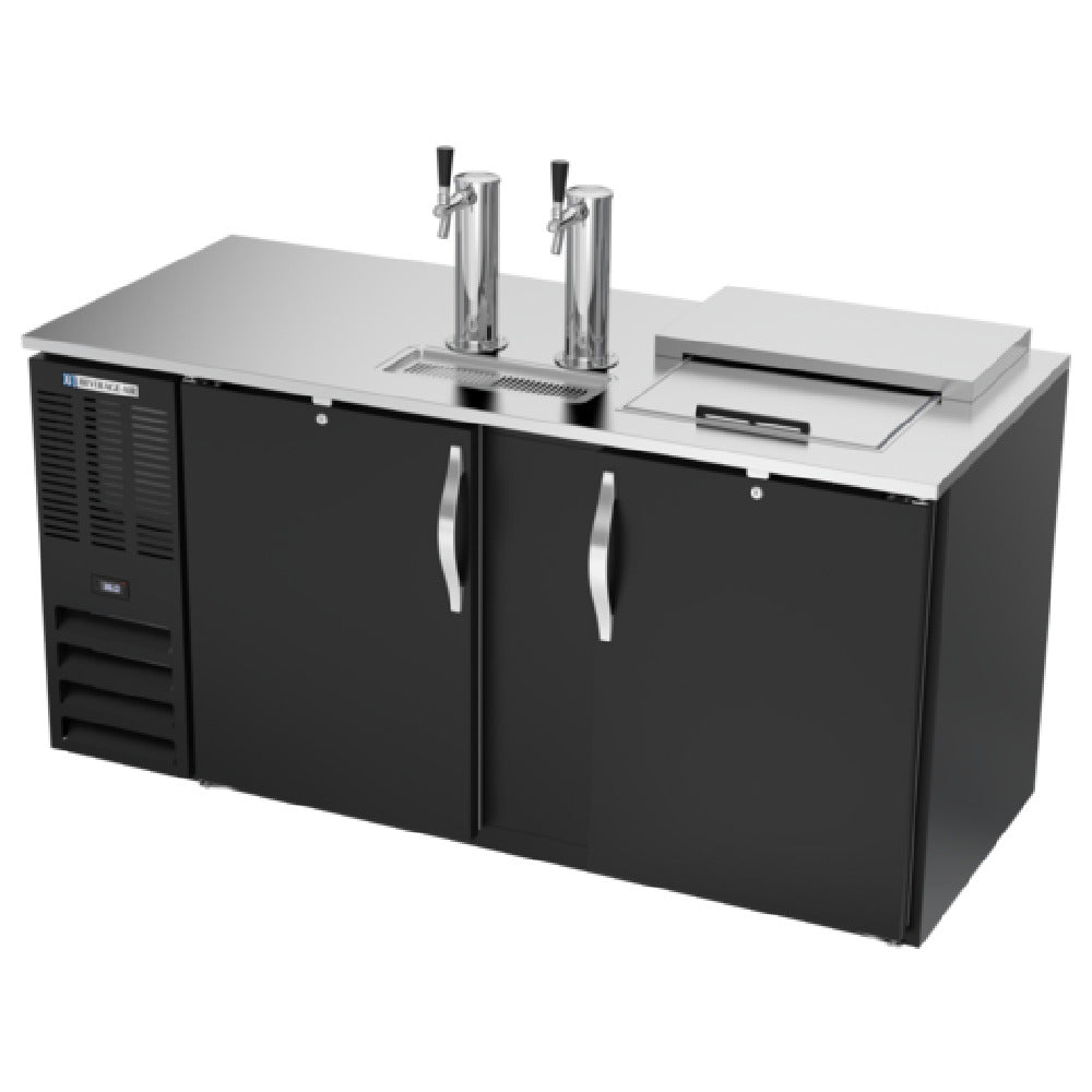 Beverage Air DD68HC-1-C-B - Draft Beer Cooler, Club Top, 69"W