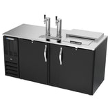 Beverage Air DD68HC-1-C-B - Draft Beer Cooler, Club Top, 69"W