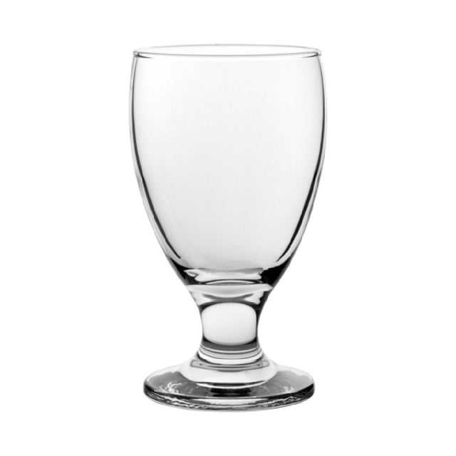 Steelite P44701 Goblet Glass 10.25 Oz. (H 5-1/4" M 3" T 3" B 2-3/4") Clear