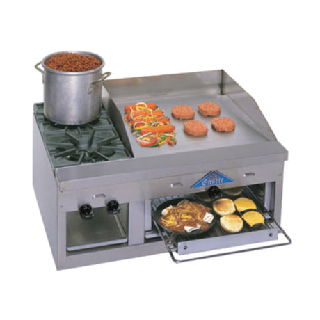 Comstock-Castle FHP36-24B Hotplate/Griddle-Cheesemelter Combination Countertop