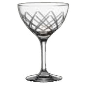 Steelite 4854RC354 Cocktail/Martini Glass 8 Oz. (5-3/4"H 3-3/4" T 3-3/4" M 2-7/8" B) Cut Diamond