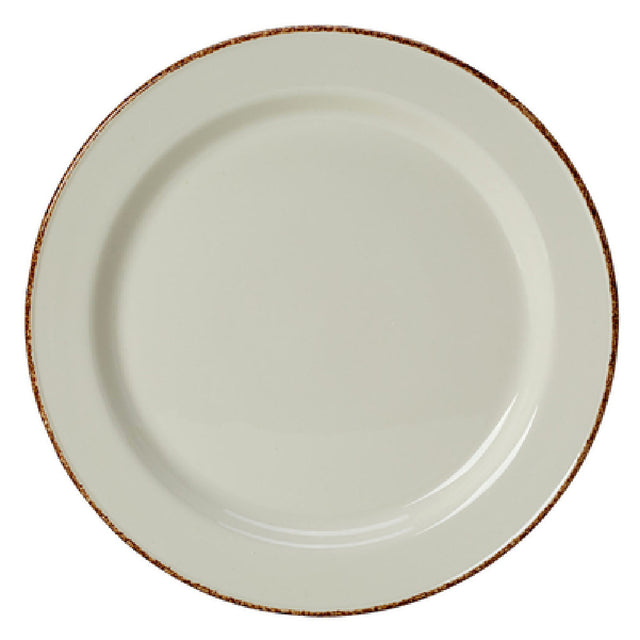 Steelite 17140211 Slimline Plate 9" Dia. Round