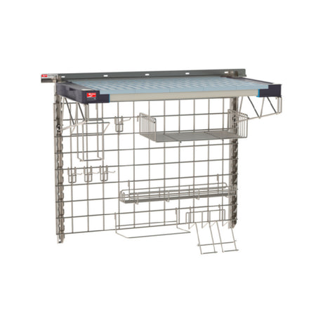 Metro SW-1836S4-30-PIZZA - SmartWall Life Complete Kit For Pizza Prep, Type 304 Stainless Steel Components: Wall Track