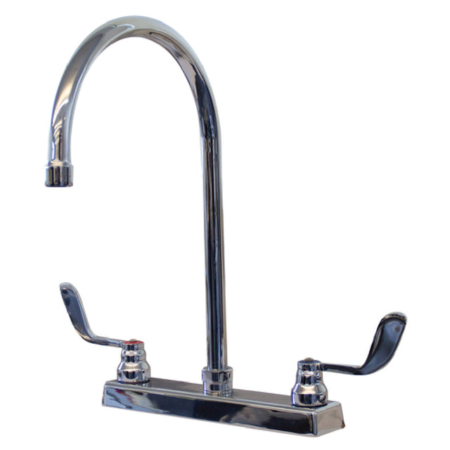 Advance Tabco K-134 Faucet Heavy Duty 8” OC Deck Mounted With Wrist Handles