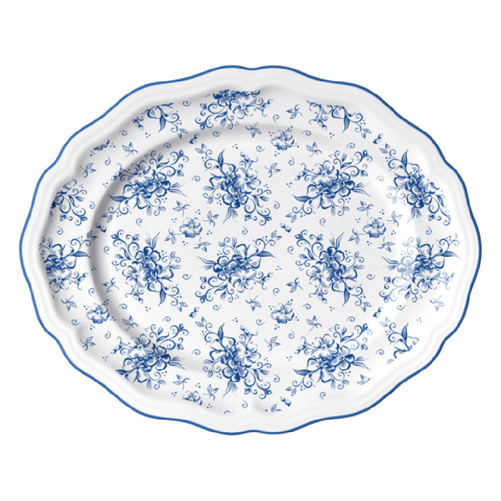 Steelite 62543FP817 Oval Platter 13.0" X 10.5" X 1.0" Adelina