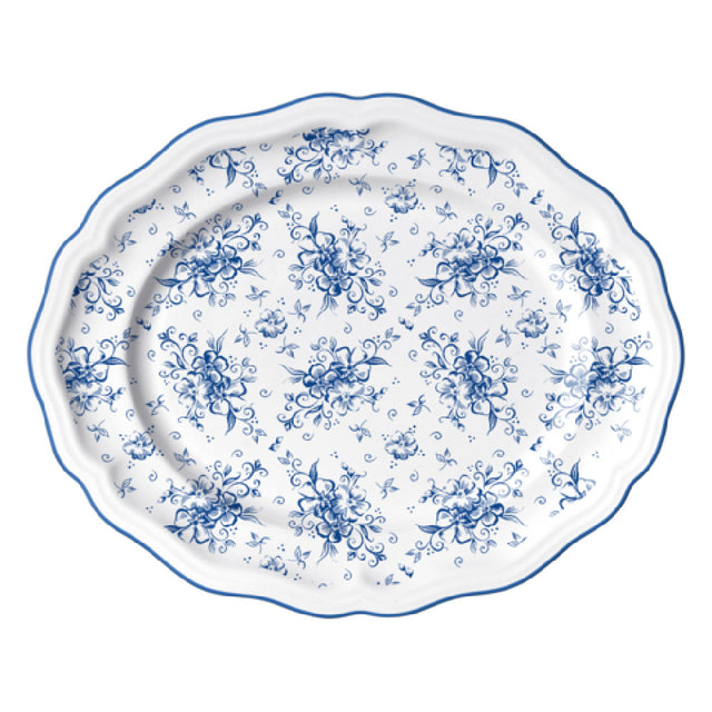 Steelite 62543FP817 Oval Platter 13.0" X 10.5" X 1.0" Adelina