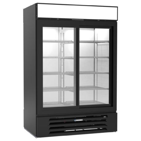 Beverage Air MMR45HC-1-B-PT - MarketMax™ Refrigerated Pass-thru Merchandiser, Reach-in