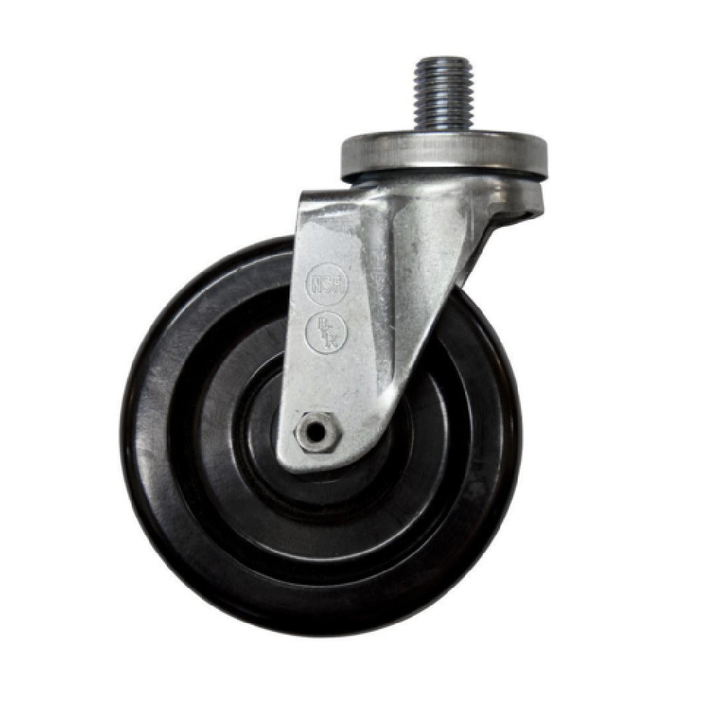 BK Resources 5SBR-9ST-PH - Oven Caster, 5" Diameter, 3/4" X 10 X 1" Threaded Stem