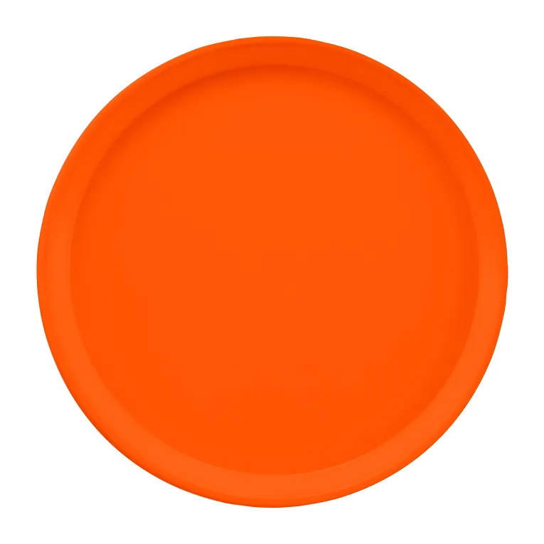 Cambro 1200220 Serving Camtray® Round 12" Dia. Citrus Orange