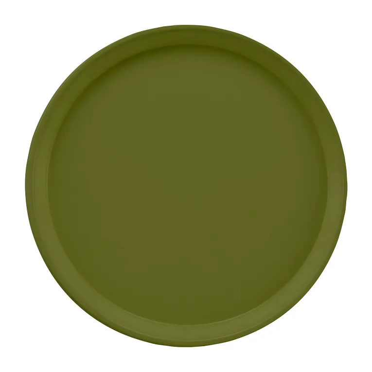 Cambro 1200428 Serving Camtray® Round 12" Dia. Olive Green