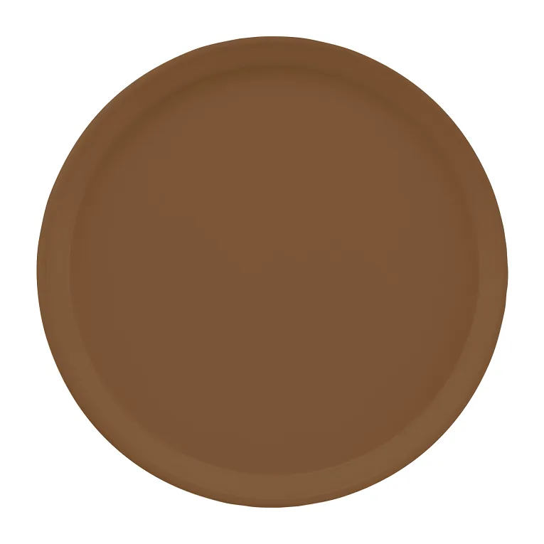 Cambro 1200508 Serving Camtray® Round 12" Dia. Suede Brown