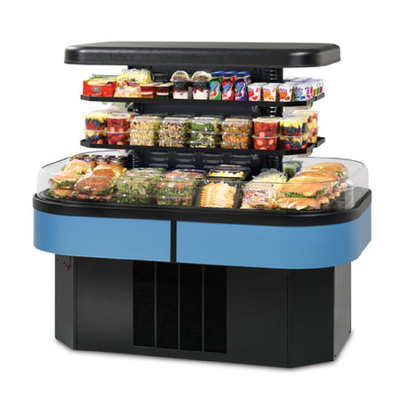 Federal Industries IMSS60SC-2 Specialty Display Island Self-Serve Refrigerated Merchandiser