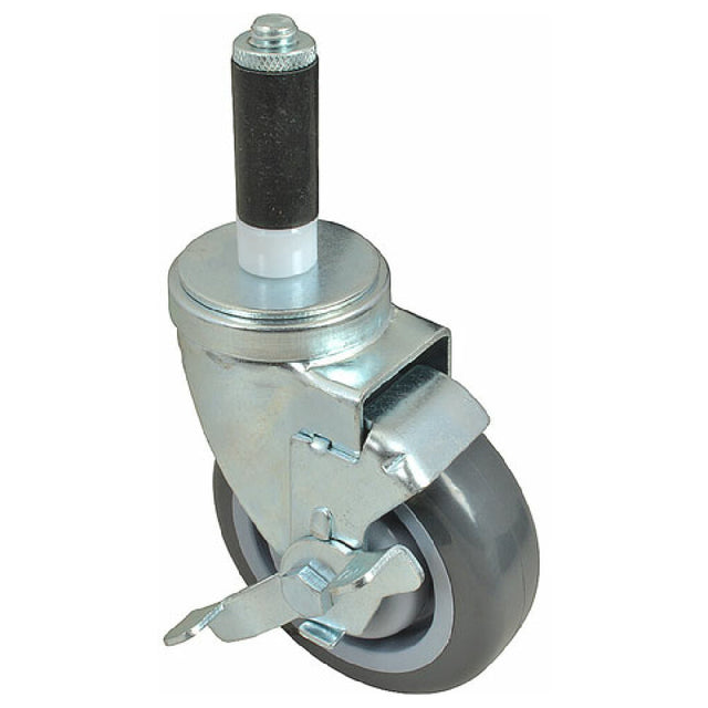 Private Label 1201045 Caster Stem 4" W/brk Gry