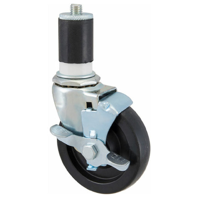 Private Label 1201067 Caster Stem(4"od W/brake Black