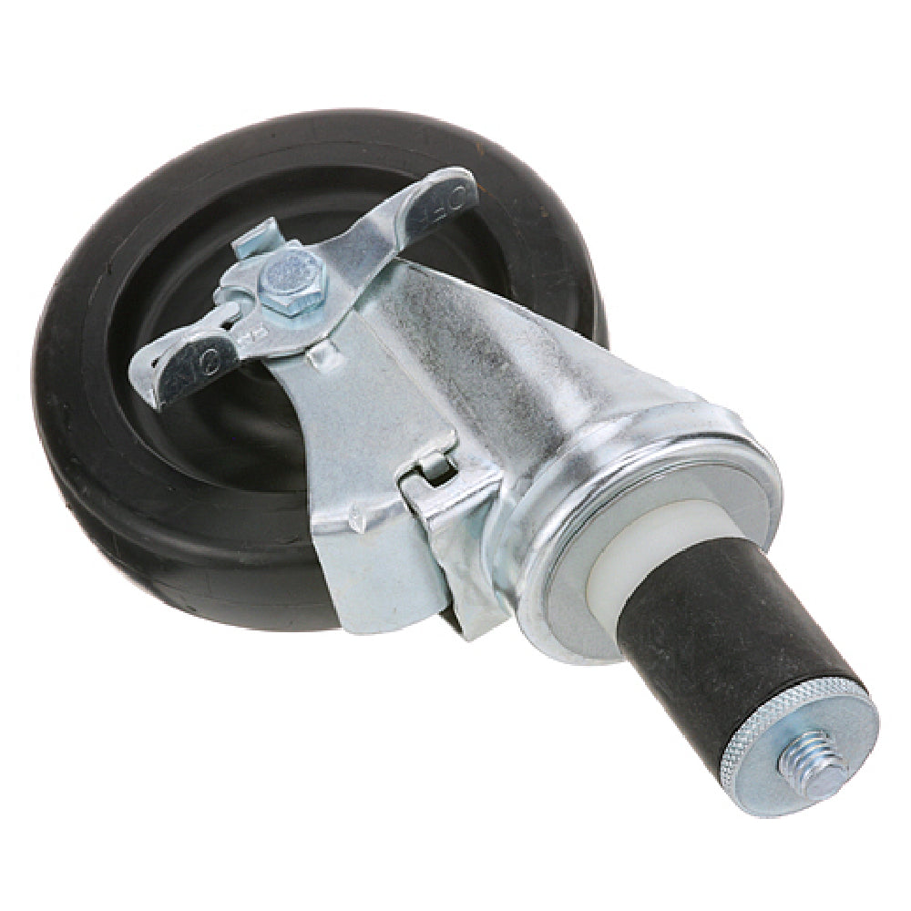 Private Label MVR1201135 Caster Stem(5"od W/brake Black