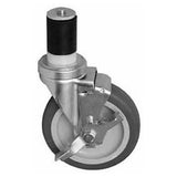Component Hardware Group C23-2451 Caster Stem 5" W/brk Gry