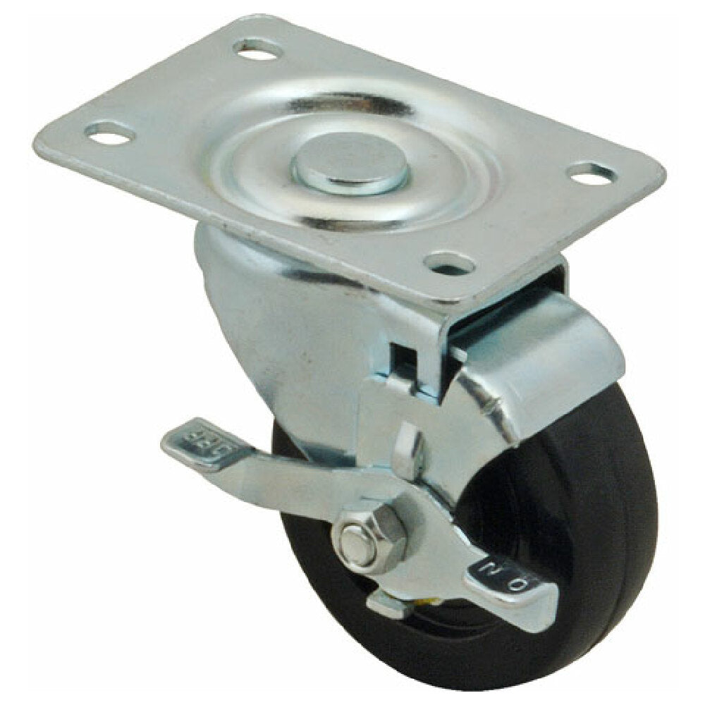 Private Label MVR1201198 Caster Plate(3"od Swvl W Brake