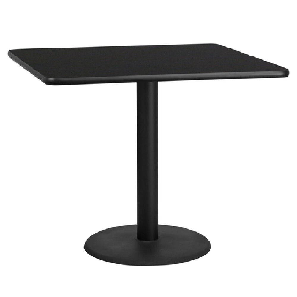 Flash Furniture XU-BLKTB-4242-TR24-GG Table 42"W X 42"D X 31-1/8"H Dining Height