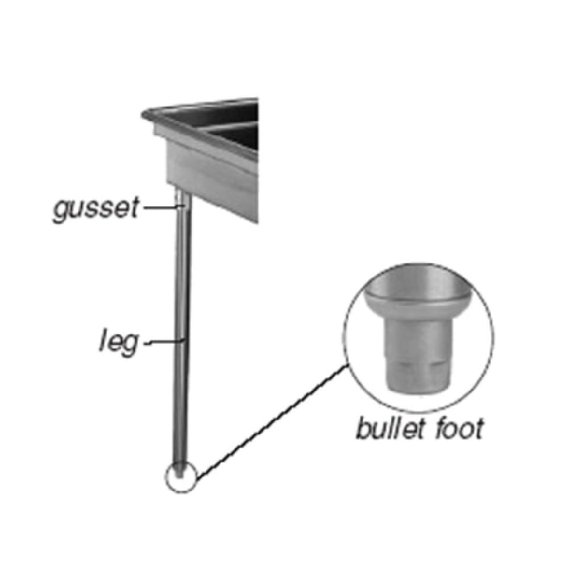 Eagle 316743 Gusset Stainless Steel