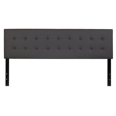 Flash Furniture HG-HB1705-K-GY-GG Lennox Headboard King Size Contemporary Style