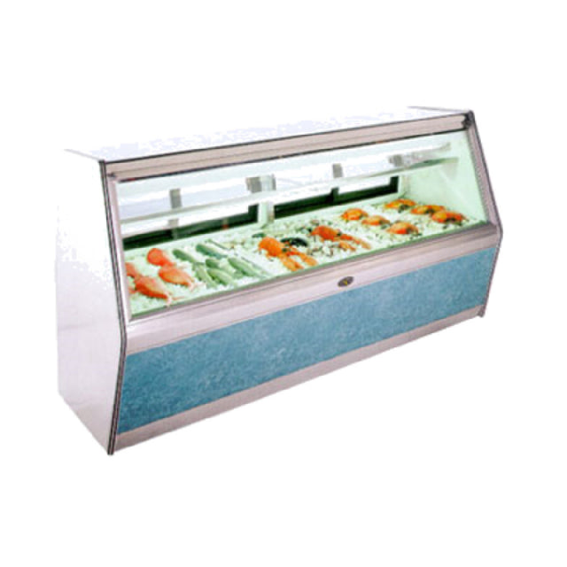 Marc Refrigeration MFC-6R Fish Case Double Duty 70"W