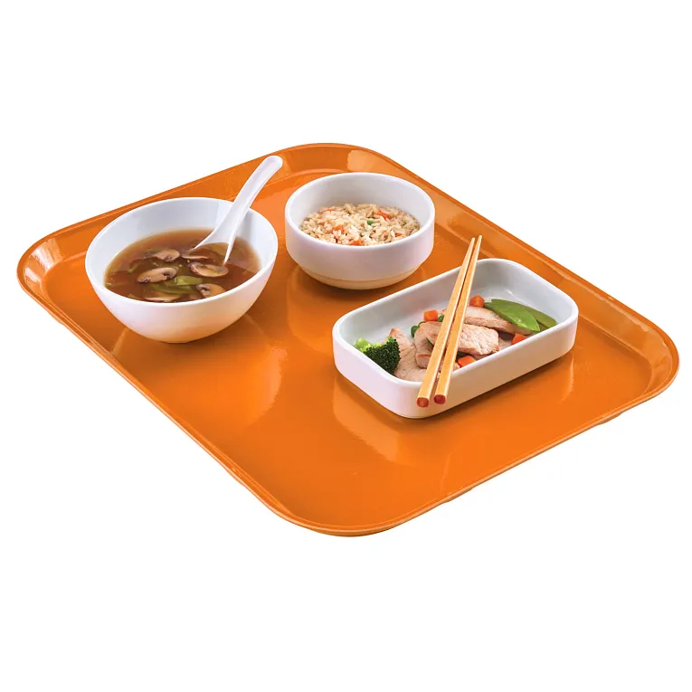 Cambro 1216222 Camtray® Rectangular 12" X 16-5/16" Orange Pizazz
