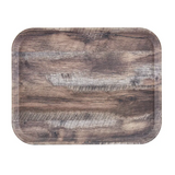 Cambro 1216DC825 Décor Series Camtray® 16" X 12" Rectangular Dark Oak